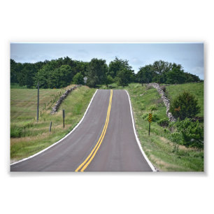 Impression Photo Pierres autochtones Pittoresque Byway, Kansas