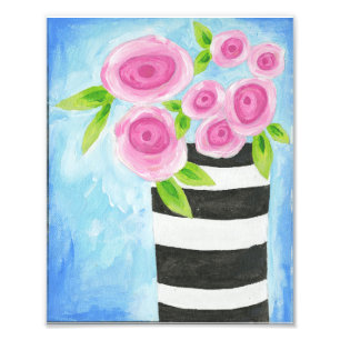 Impression Photo Pies roses Imprimer