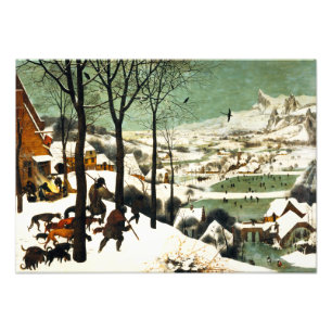 Impression Photo Pieter Bruegel Hunters dans la neige
