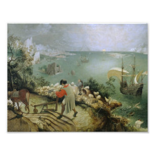 Impression Photo Pieter Bruegel l'Ancien -Paysage Chute d'Icarus
