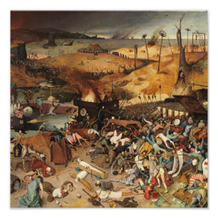 Impression Photo Pieter Brueghel Viejo el triunfo de la muerte