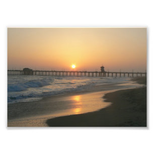 Impression Photo Pilier de Huntington Beach