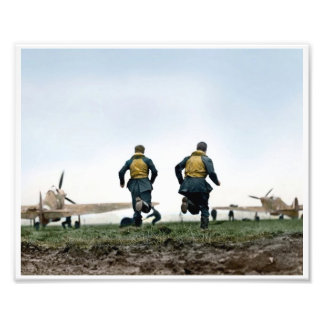 Impression Photo Pilotes de la Royal Air Force