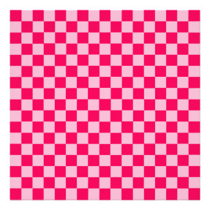 Impression Photo Pink Combination Classic Checkerboard par STaylor