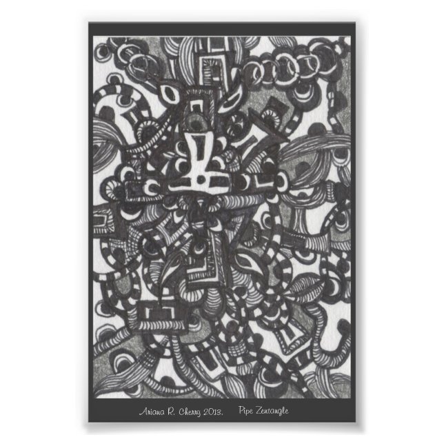 Impression Photo Pipe par Ariana R. Cherry (Devant)