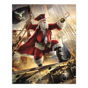 Impression Photo Pirate Père Noël