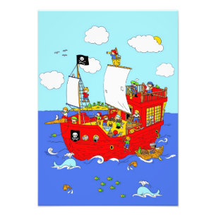 Impression Photo Pirate Ship scène