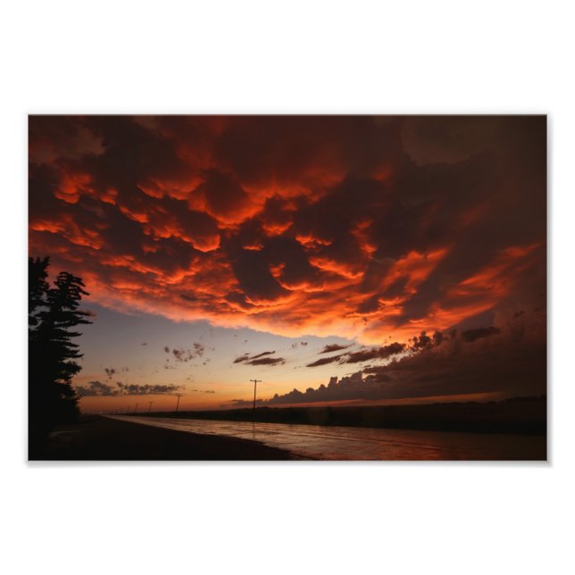Impression Photo Pittoresque SK Mammatus Nuages (Devant)