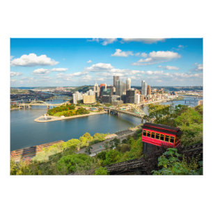 Impression Photo Pittsburgh Pennsylvania Duquesne Incline View