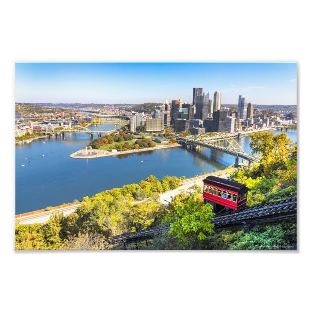 Impression Photo Pittsburgh Pennsylvania Incline (Devant)