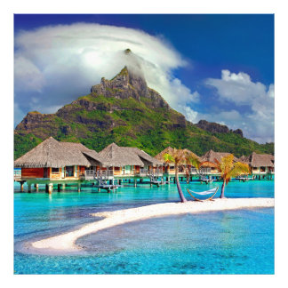 Impression Photo Plage ฺ Bora Bora