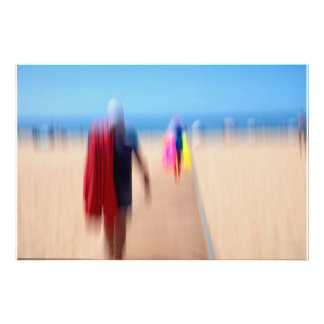 Impression Photo Plage d'été ensoleillé coloré océan Soleil Eté Mer