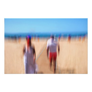 Impression Photo Plage d'été ensoleillé coloré océan Soleil Eté Mer