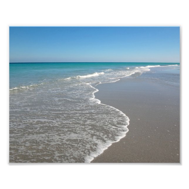 Impression Photo Plage Imprimée Océan II (Devant)