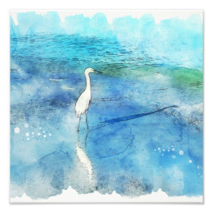 Impression Photo Plage tropicale en Turquoise Aqua Turquoise Blue a