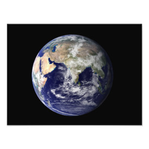 Impression Photo Pleine Terre montrant Europe et Asie 2