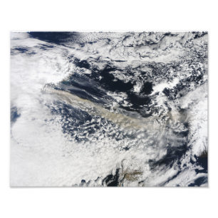 Impression Photo Plume de cendre du volcan 2 d'Eyjafjallajokull