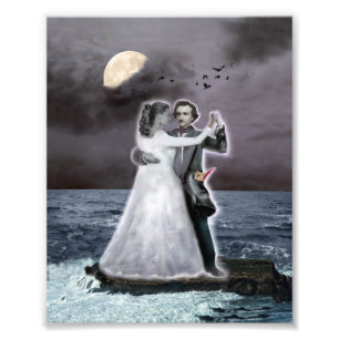Impression Photo Poe et Annabel Lee au-delà de la mer