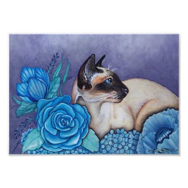 Impression Photo Point Chocolat Siamese (Devant)