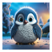 Poncho - Un pingouin doux pour bébé