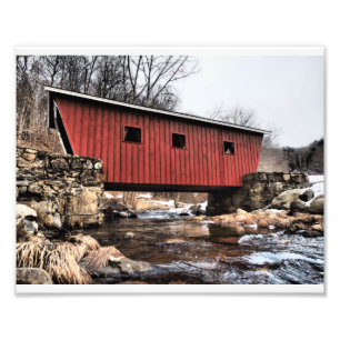 Impression Photo Pont couvert de pied
