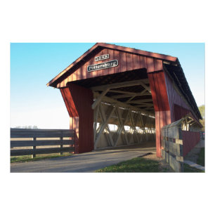 Impression Photo Pont couvert de Pottersburg, Ohio