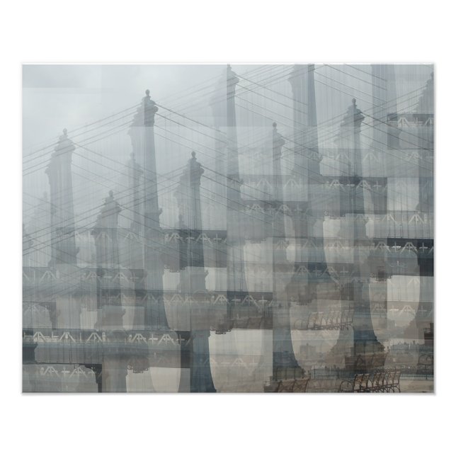 Impression Photo Pont de Manhattan (Devant)
