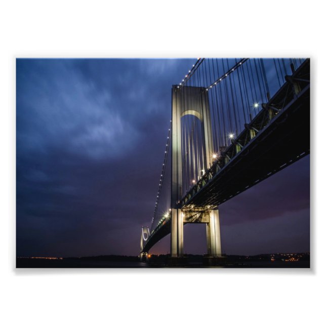 Impression Photo Pont de nuit (Devant)