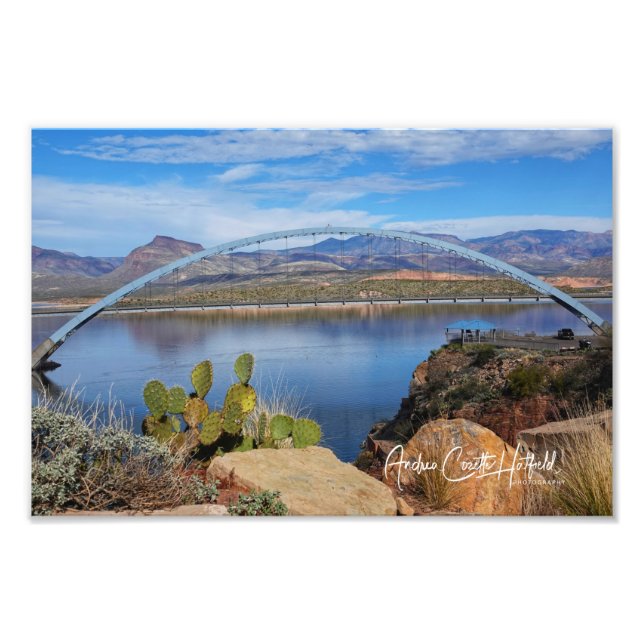 Impression Photo Pont du lac Roosevelt (Devant)