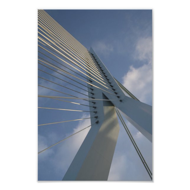 Impression Photo Pont Erasmus, Rotterdam (Devant)