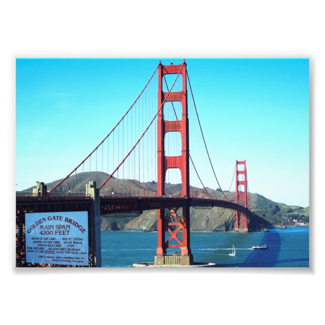 Impression Photo Pont Golden Gate (Devant)