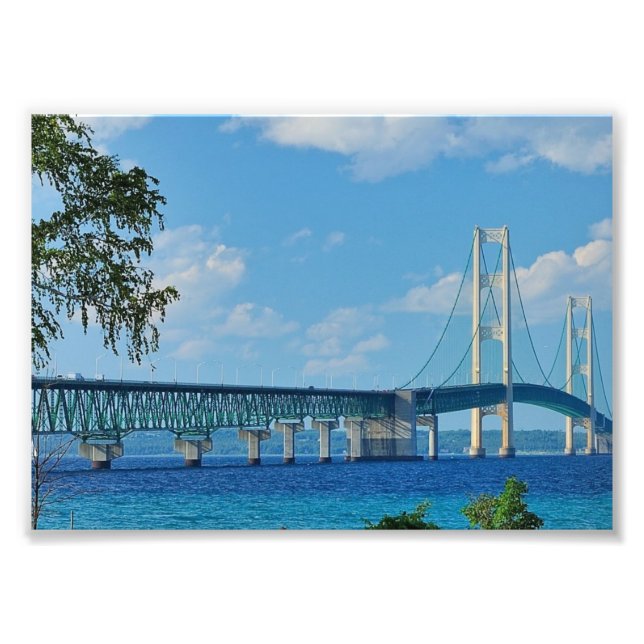 Impression Photo Pont Mackinac (Devant)