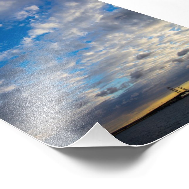 Impression Photo Pont Mackinac, Michigan (Coin)