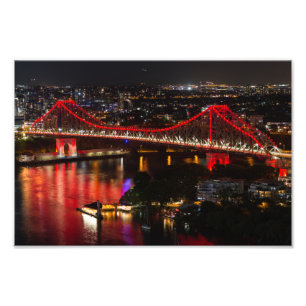 Impression Photo Pont Story et horizon urbain de Brisbane Australie