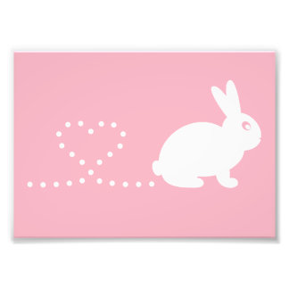 Impression Photo Pooping Rabbit Print (Cadres Disponibles !)
