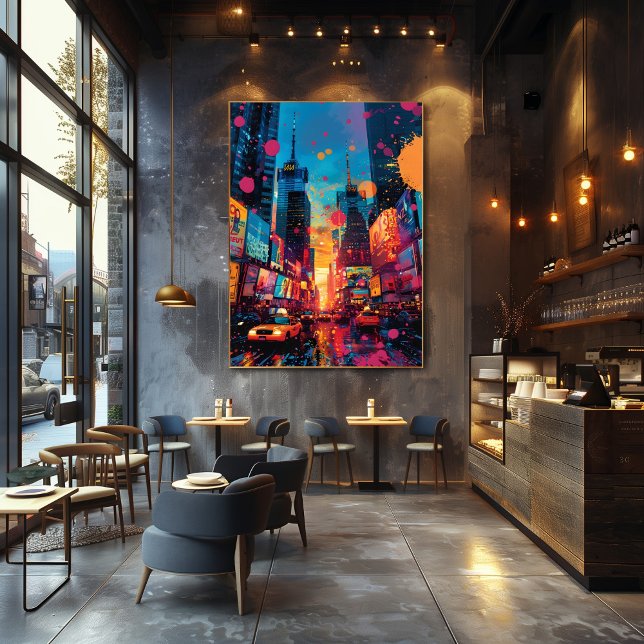 Impression Photo Pop Art: Atardecer en la Ciudad (Créateur téléchargé)