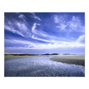 Impression Photo POPHAM BEACH STATE PARK, MAINE. États-Unis Cirrus