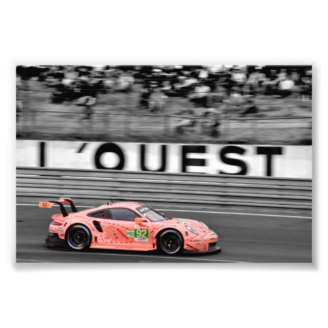 Impression Photo Porsche 911 RSR 24 Heures du Mans 2018 (Devant)