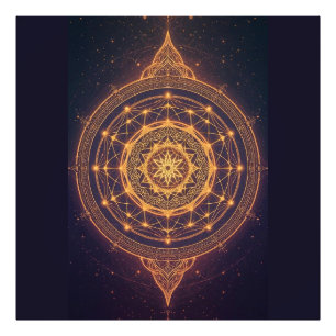 Impression Photo Portail de la Lumière Infinie – Un Mandala Sacré