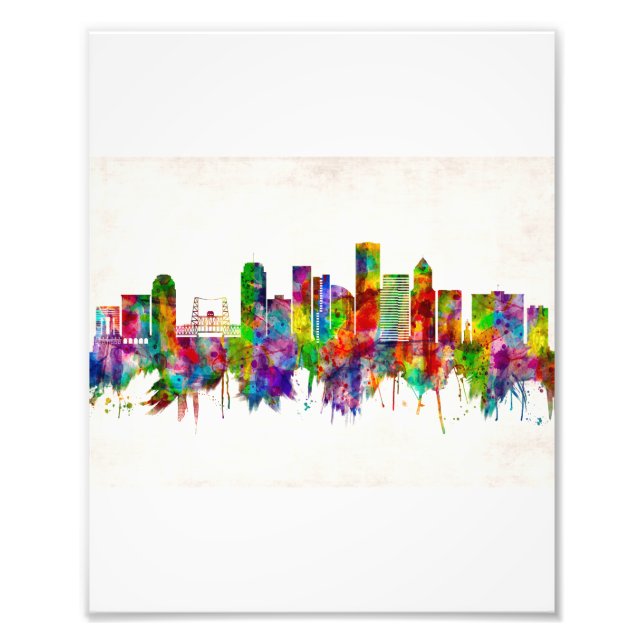 Impression Photo Portland Oregon Skyline (Devant)