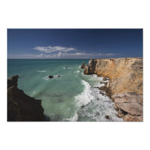 Impression Photo Porto Rico, côte ouest, Cabo Rojo, littoral