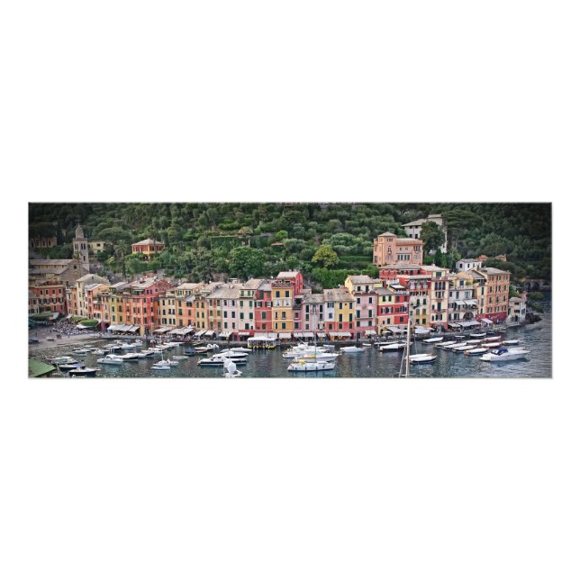 Impression Photo Portofino romantique, Italie - Italie classique (Devant)