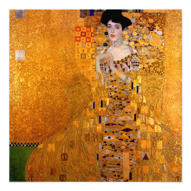 Impression Photo Portrait d'Adele Bloch-Bauer I par Klimt (Devant)