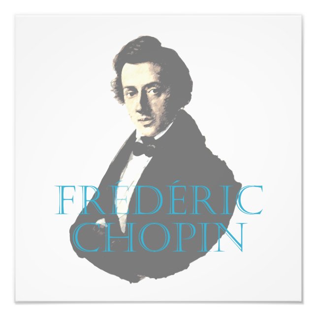 Impression Photo Portrait de Frédéric Chopin (Devant)