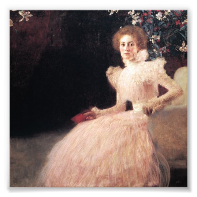 Impression Photo Portrait de Knips Sonja ; Peinture Gustav Klimt (Devant)