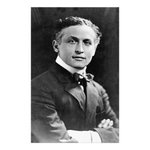 Impression Photo Portrait de magicien américain Harry Houdini