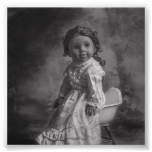 Impression Photo Portrait de poupée de style vintage - Tiana assis