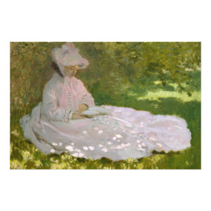 Impression Photo Portrait impressionniste de printemps, Claude Mone