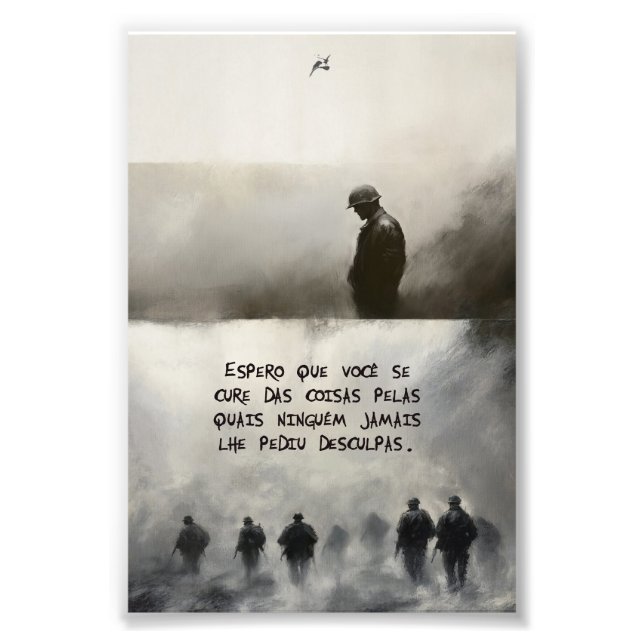 Impression Photo Pôster Trauma (Frase II) (Devant)