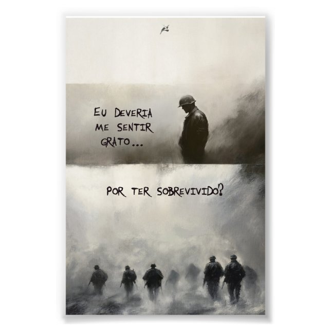 Impression Photo Pôster Trauma (Frase III) (Devant)